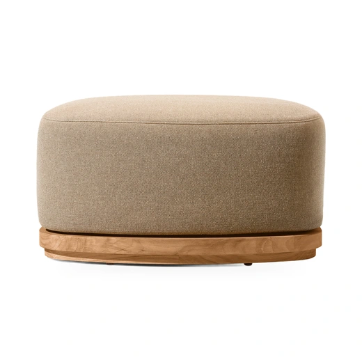 LG302-3 Outdoor Teak Footstool