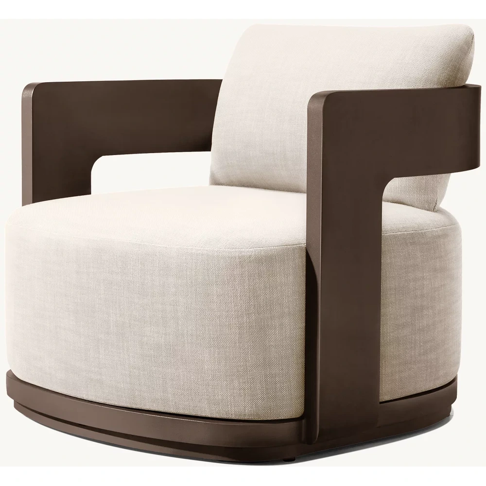 LG301-1 — Outdoor Aluminum Single-Seater Sofa