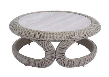 HWJ04-3 Rope-Woven Outdoor Coffee Table