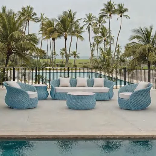 HWJ13-1 Rope-Woven Outdoor Single Sofa