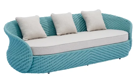 HWJ13-2 Rope-Woven Outdoor Three-Seater Sofa
