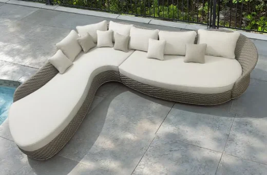 HWJ13-3 Rope-Woven Outdoor Sectional sofa