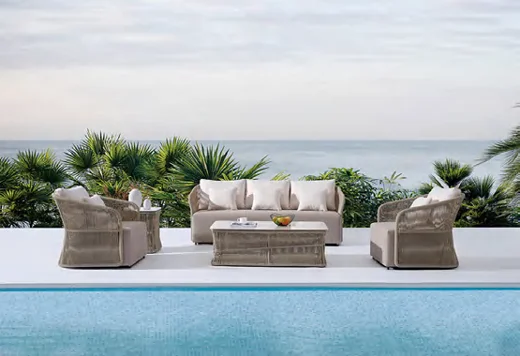 HWJ14-1 Rope-Woven Outdoor Single Sofa