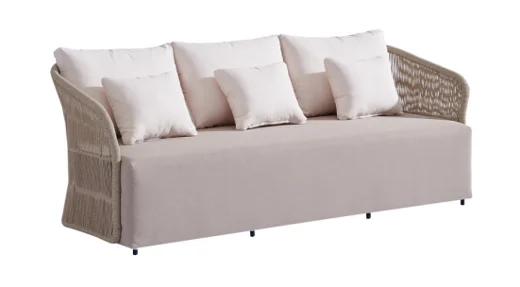 HWJ14-2 Rope-Woven Outdoor Three-Seater Sofa