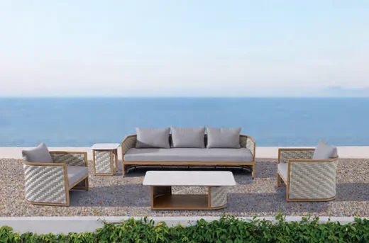 HWJ15-1 Rope-Woven Outdoor Single Sofa