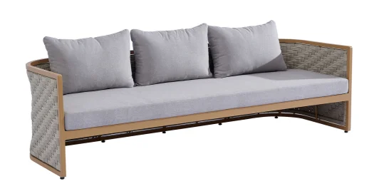 HWJ15-2 Rope-Woven Outdoor Three-Seater Sofa