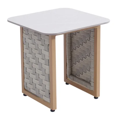 HWJ15-6 Rope-Woven Outdoor Side table