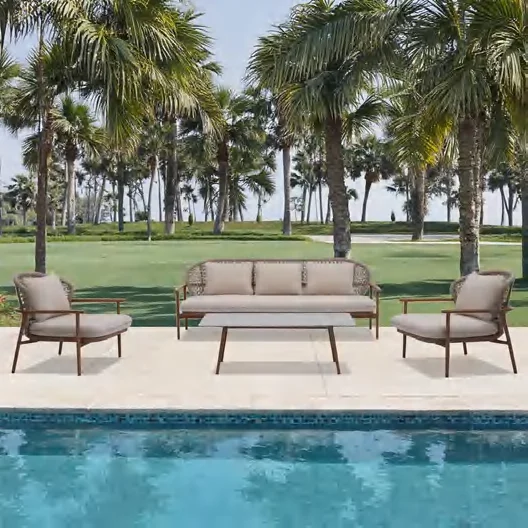 HWJ16-1 Rope-Woven Outdoor Single Sofa