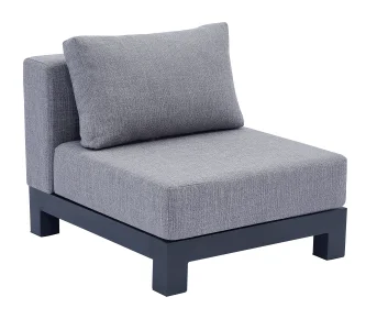 HWJ18-4 Aluminum Outdoor Middle Sofa