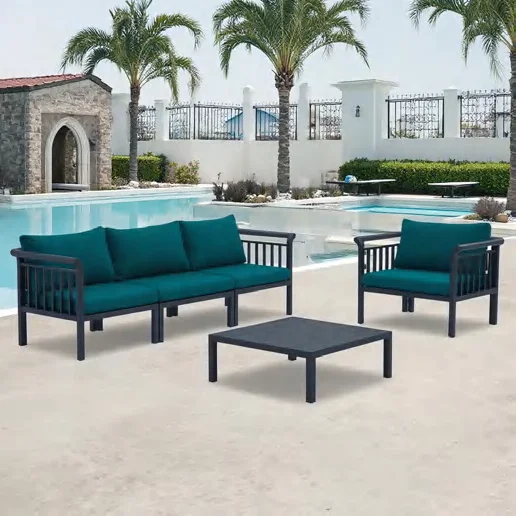 HWJ19-1 Aluminum Outdoor Corner sofa