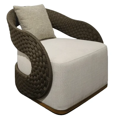 HWJ26-1 Rope-Woven Outdoor Single Sofa