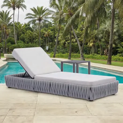 LG-R-1506 Rope-Woven Outdoor Lounger