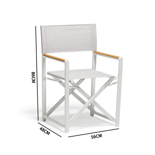 LG102-1 Aluminum Outdoor Director's Chair
