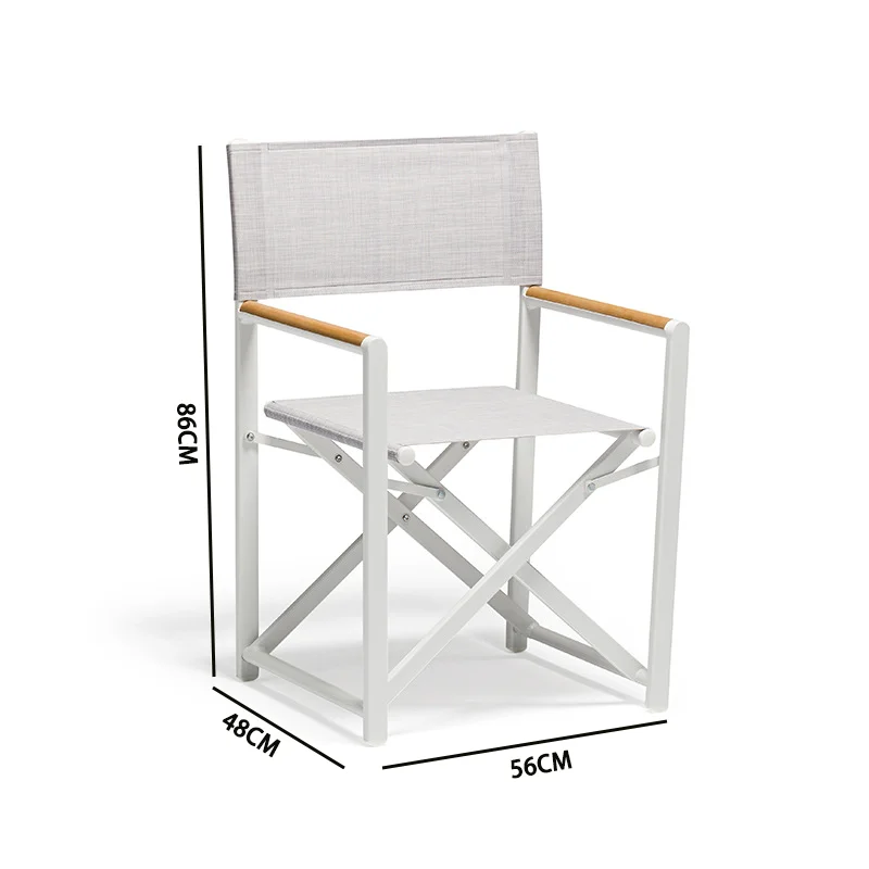 LG102-1 Aluminum Outdoor Director's Chair