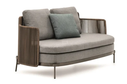 LG111-01 Wicker-Style Outdoor Two-Seater sofa