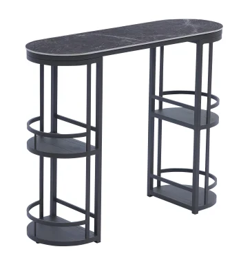 LG111-10 Aluminum Outdoor Bar table