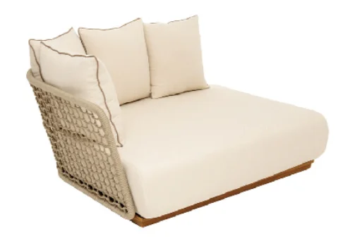 LG114-05 Rope-Woven Outdoor Left/Right Arm Two-Seater Sofa