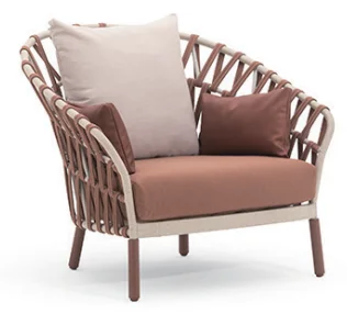 LG15-03 Rope-Woven Outdoor Single Sofa