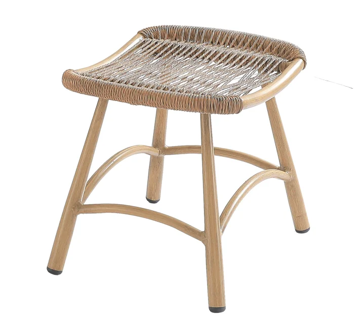 LG192 Wicker-Style Outdoor footstool