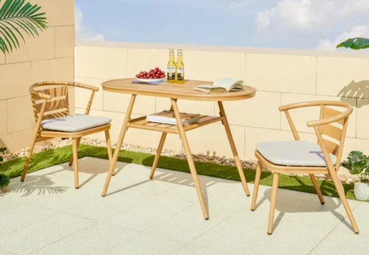 LG196-01 Aluminum Outdoor Chair (with cushion)