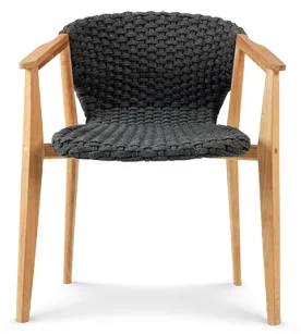LG24-01 Rope-Woven Outdoor Dining Chair