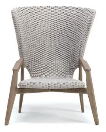 LG24-06 Rope-Woven Outdoor High back chair