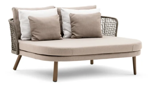 LG27-08 Rope-Woven Outdoor Lounger