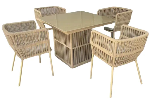 LG30-07 Rope-Woven Outdoor Dining table