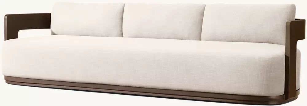 LG301-2 Outdoor Aluminum Three-Seater Sofa