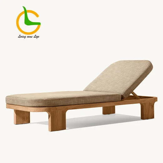 LG302-10 Outdoor Teak Sun Lounger