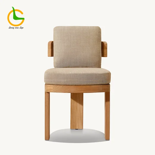 LG302-7 Outdoor Teak Armless Chair
