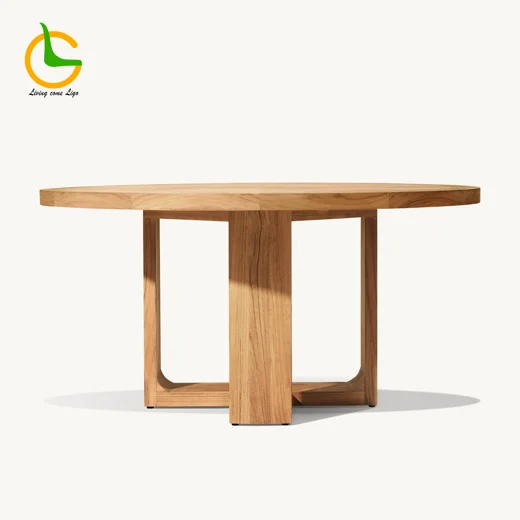 LG302-9 Outdoor Teak Round Table