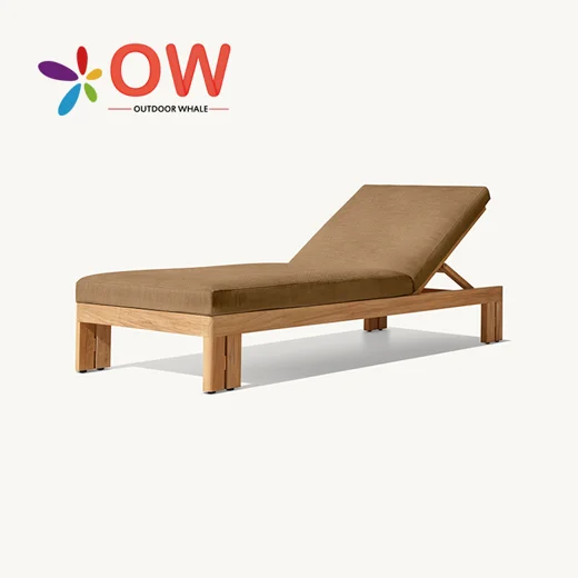 LG303-8 Outdoor Teak Sun Lounger
