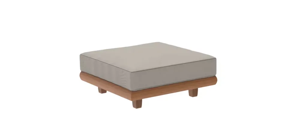LG308-5 Outdoor Teak Footstool