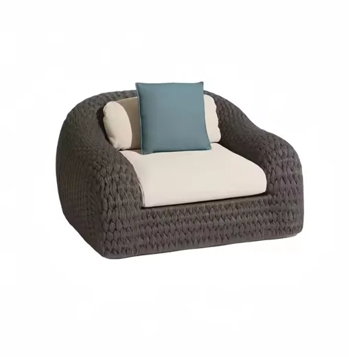 LG309-1 Rope-Woven Outdoor Single Sofa