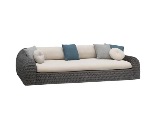 LG309-2 Rope-Woven Outdoor Three-Seater Sofa