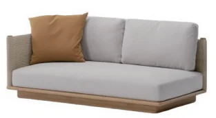 LG31-08 Rope-Woven Outdoor Corner sofa