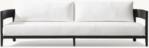 LG312-5 Aluminum Outdoor Two-Seater sofa