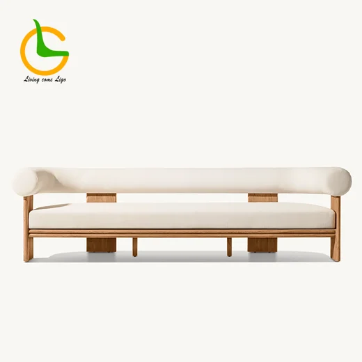 LG315-3 Teak Outdoor Three-Seater Sofa