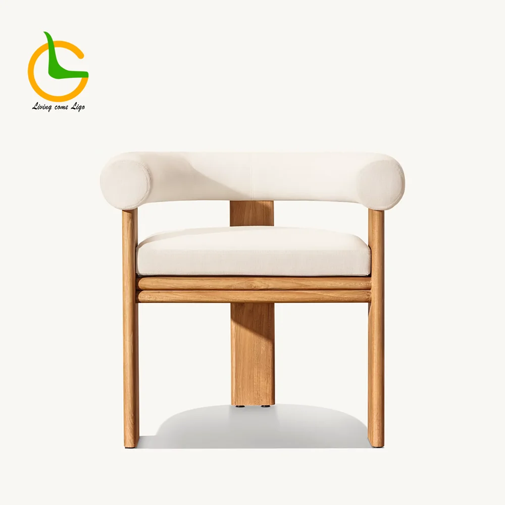 LG315-5 Teak Outdoor Dining Chair