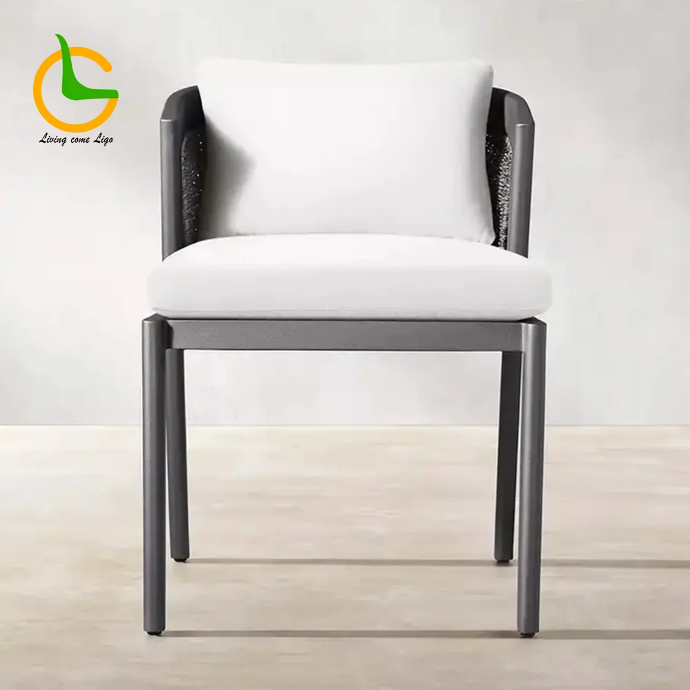 LG319-1 Aluminum Outdoor Armless Chair