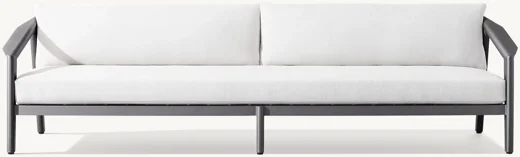 LG319-5 Aluminum Outdoor Three-Seater Sofa