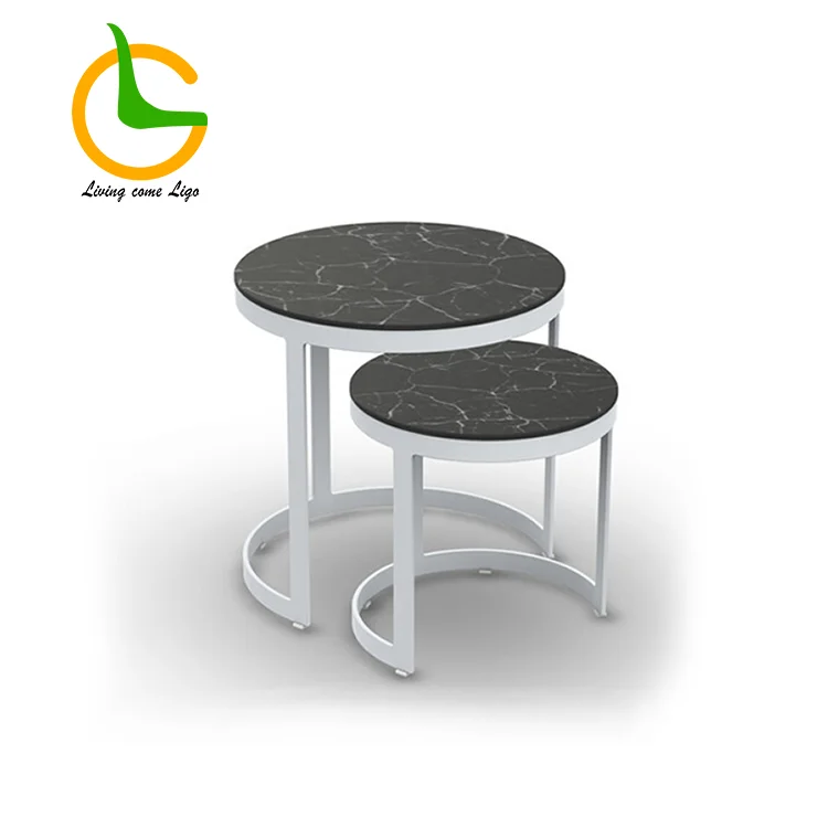 LG321-6 Teak Outdoor Rock side tea table