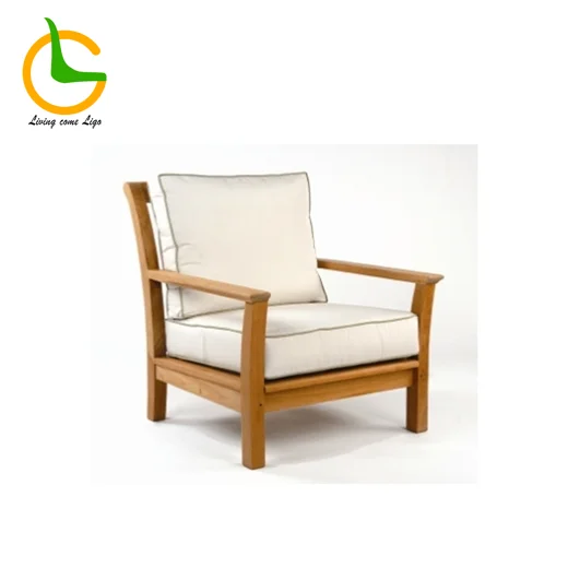 LG325-1 Teak Outdoor Single Sofa