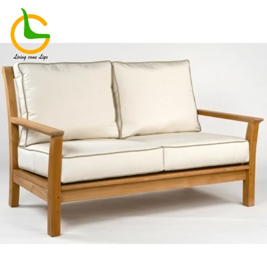 LG325-2 Teak Outdoor Two-Seater sofa