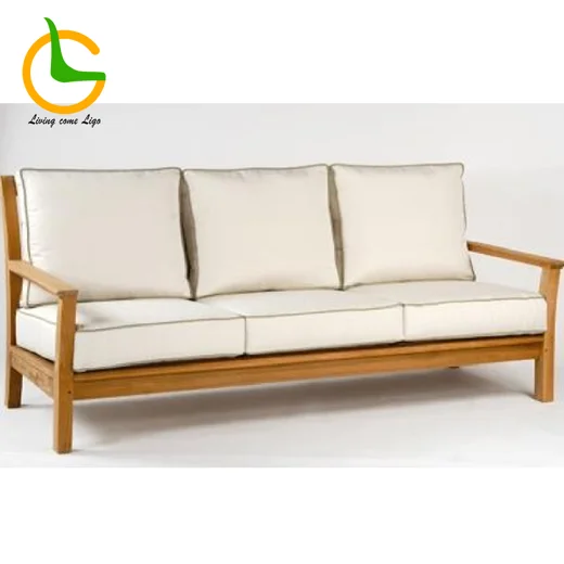 LG325-3 Teak Outdoor Three-Seater sofa