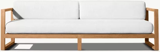 LG330-2 Teak Outdoor Two-Seater Sofa