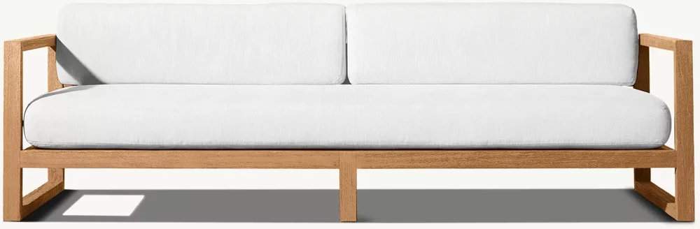 LG330-2 Teak Outdoor Two-Seater Sofa