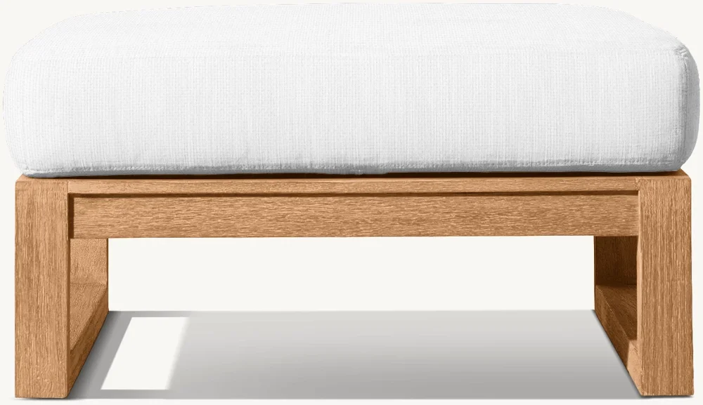 LG330-3 Teak Outdoor Footstool