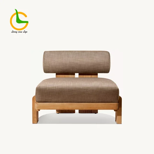 LG331-1 Teak Outdoor Single Sofa